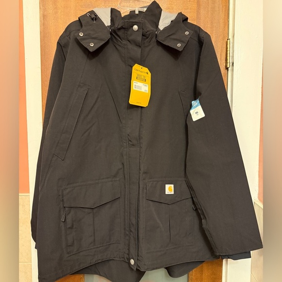 Carhartt Black Storm Defender Heavyweight Jacket -Model 0J2382-W-XXL (20) - Picture 1 of 12